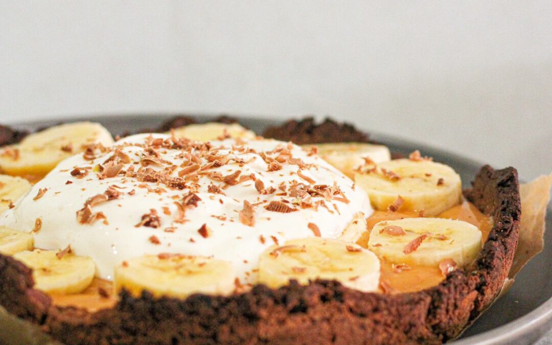 TARTE DE BANANA E CARAMELO (BANOFFEE PIE)